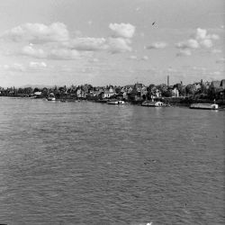 Bootshäuser am Rhein