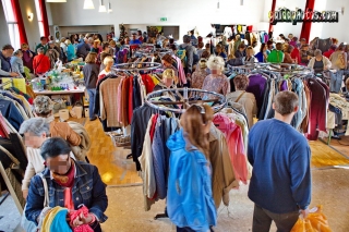 Flohmarkt - Langzeitbelichtung - Bewegungsunschärfe