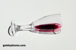 Weinglas, rot