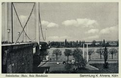 Rodenkirchen Autobahnbrücke A3/A4 Postkarte 1960er
