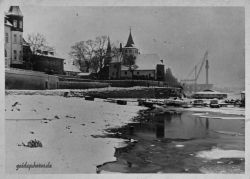 Rodenkirchen alte Kirche Autobahnbrücke A3/A4 1941