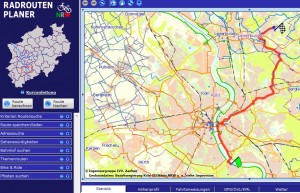 Radweg Karte Routenplaner NRW