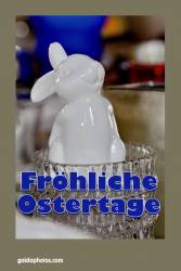 Osterkarte,, Osterhase