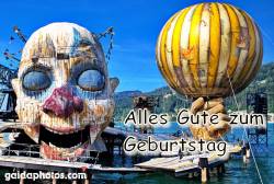 Geburtstagskarte, Clown, Lachen