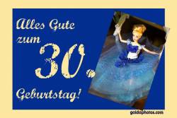 Karte 30. Geburtstag Barbie