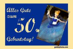 Karte 50. Geburtstag Barbie