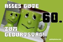 60. Geburtstagskarte Augenrollen