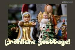 Weihnachtskarte Engel