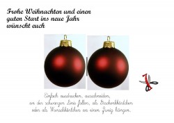 Frohe Weihnachten Karte