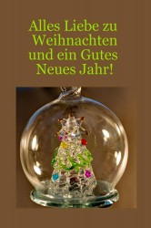 "Alles Liebe zu Weihnachten" Weihnachtsbaum