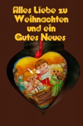 "Alles Liebe zu Weihnachten" Weihnachtsornament