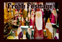 Weihnachtskarte mit Weihnachtsmann