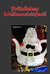 Weihnachtskarte mit Weihnachtsmann