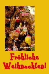 kostenlose Weihnachtskarte mit Weihnachtsbaum