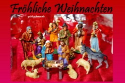 Weihnachtskarte Weihnachtskrippe