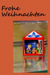 Weihnachtskarte Weihnachtskrippe