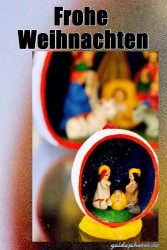 Weihnachtskarte Weihnachtskrippe